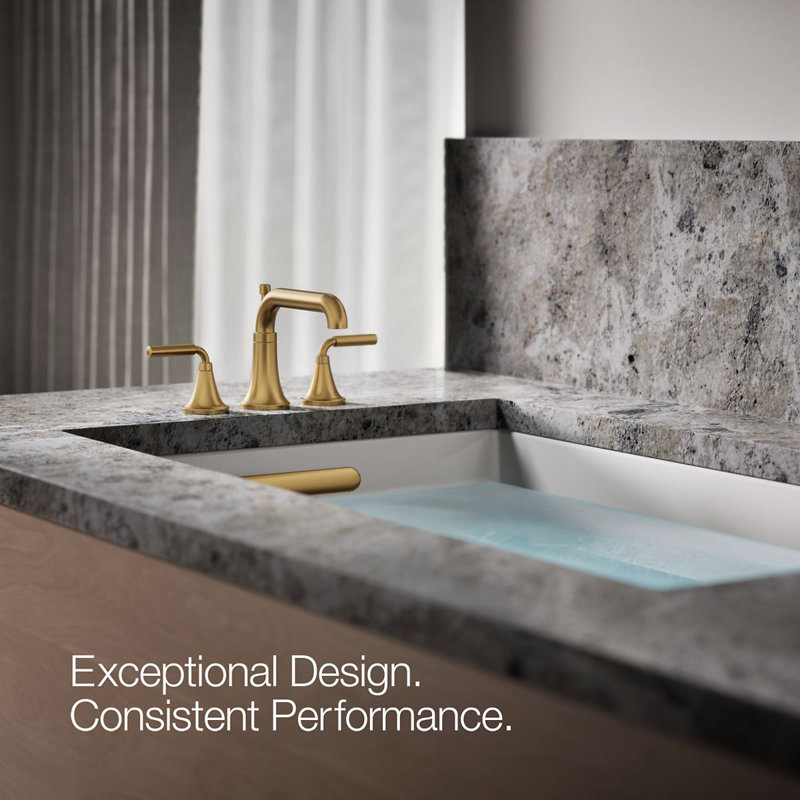 Tone Bath Faucet Trim With Diverter Spout, Brushed Gold