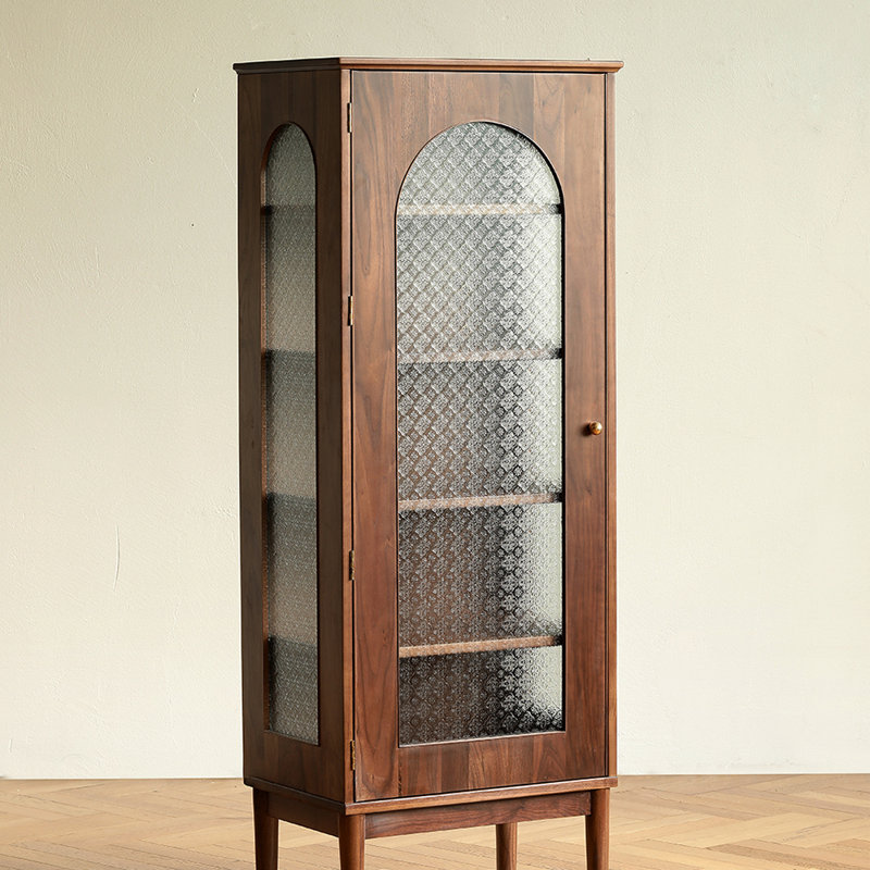 Bibliothèque en bois massif de style rétro