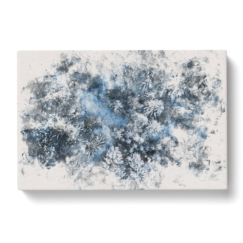 Winter Forest In Bavaria Germany - Wrapped Canvas Print, 35cm H x 50cm W x 3cm D