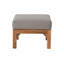Porschea Outdoor Teak Ottoman-1630159695