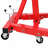 1500Lbs Folding Engine Stand,Geared Rotating Head,360 Degree Adjustable Mounting Head,Red Color