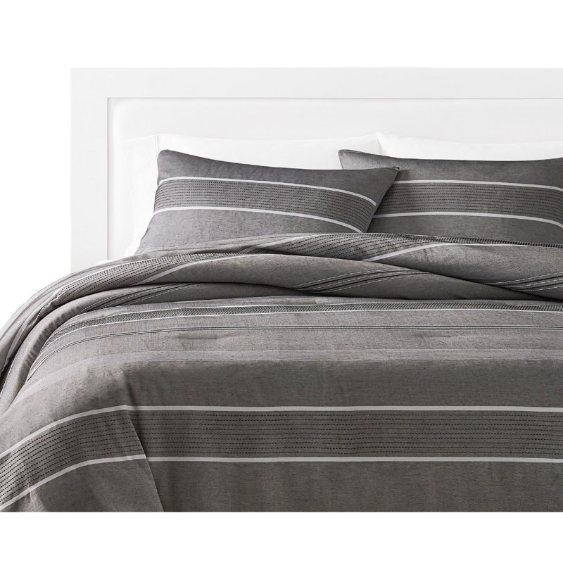 3 Piece Comforter Set, Queen Comforter + 2 Throw Pillow