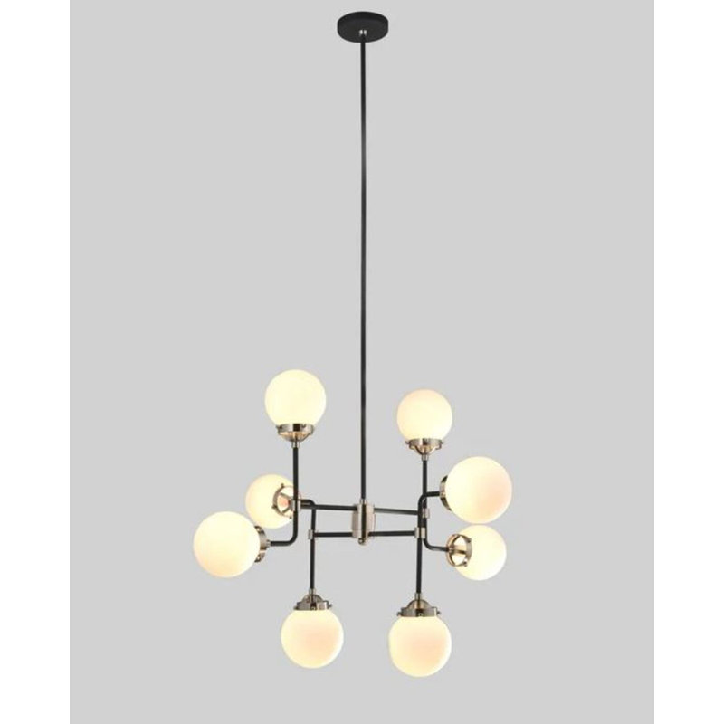 Lampe suspendue en verre Manhattan