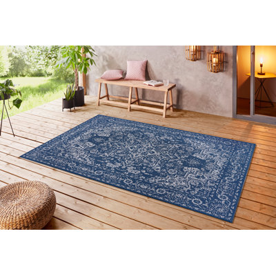 Almonte Oriental Flatweave Indoor / Outdoor Area Rug