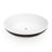 Freestanding Solid Surface Soaking Bathtub, 67 Inches, Matte White And Walnut, Ergonomic Design, Enhances Bathroom Aesthetics In Medium - Sized Bathrooms Inch One Piece Structure, Comfortable Bathing