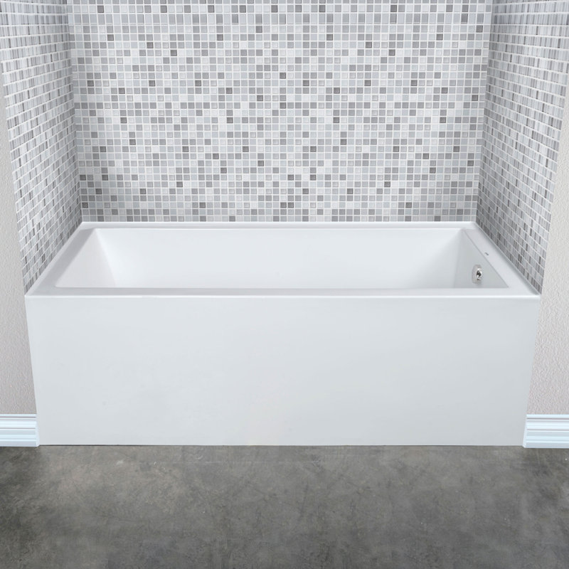 Savoy 60'' L Alcove Bathtub, Left