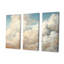 «Beige Minimalisme Clouds II», ensemble d'art mural sur toile-107733870-107733875
