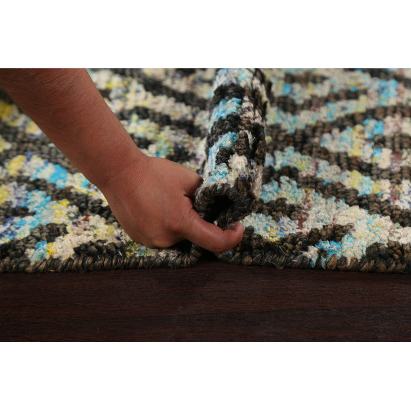 Tapis d'intérieur / extérieur marocain noué à la main 5 x 8