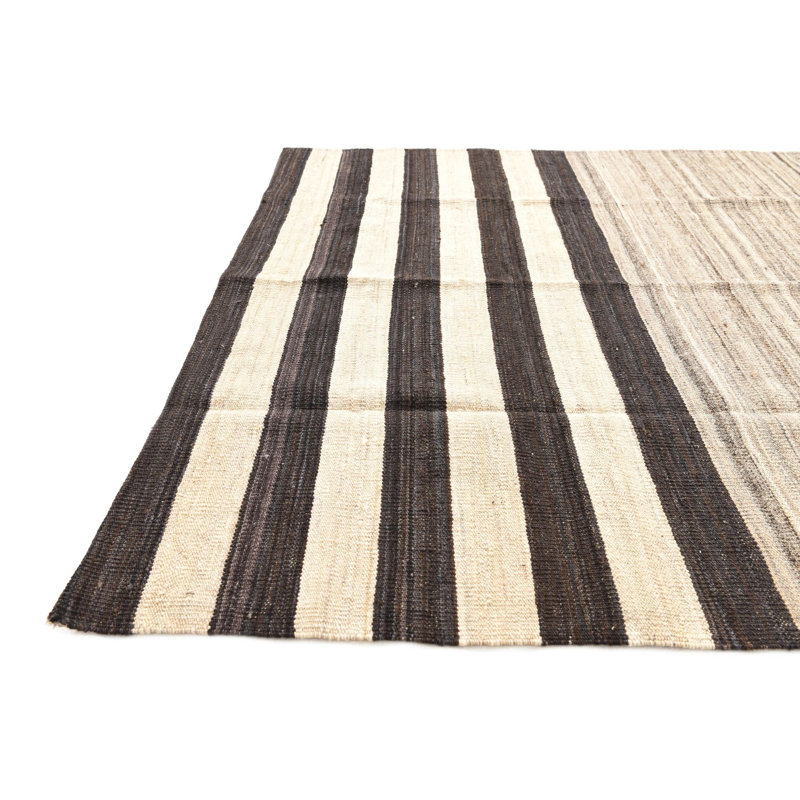 Tapis noir et blanc Noor
