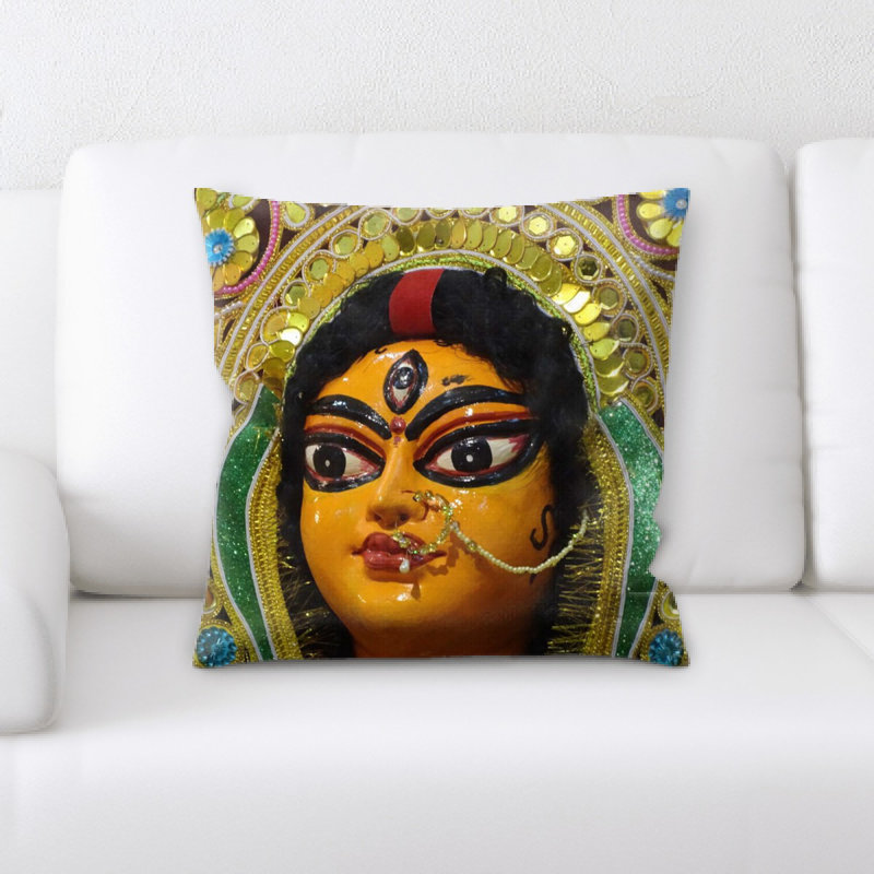 Lowry Microsuede Reversible Throw Pillow