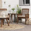 Ensemble de conversation en bois massif pour 4 personnes Anje-1540184954