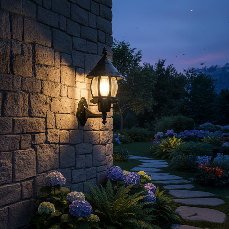 Valerius 1-Light Outdoor Armed Sconce