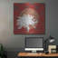 «Morning Chrysanthemum IV» par Kathrine Lovell, art mural en métal, 24 po x 24 po-1848307935