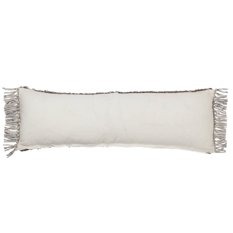 Coussin et insert lombaire fait à la main Angora Mellah (13 po x 40 po), Housse de coussin seulement - sans insert