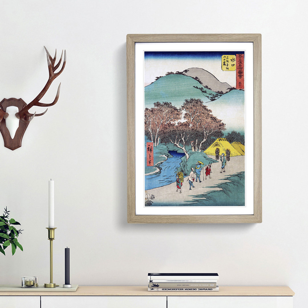 Mizukuchi by Utagawa Hiroshige - Picture Frame Painting Print