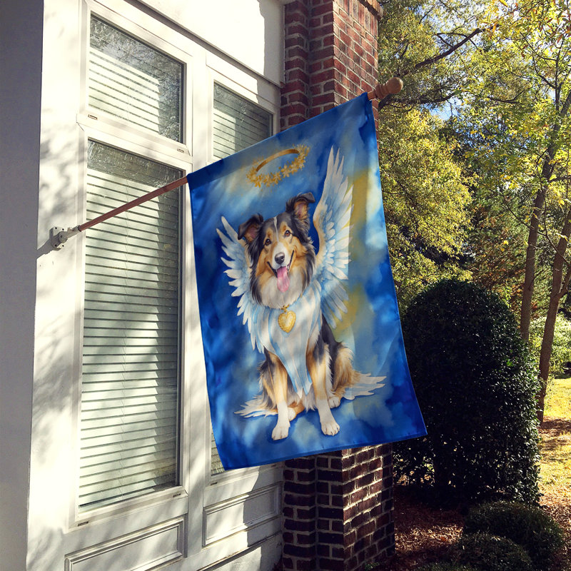 Collie, mon ange drapeau de maison