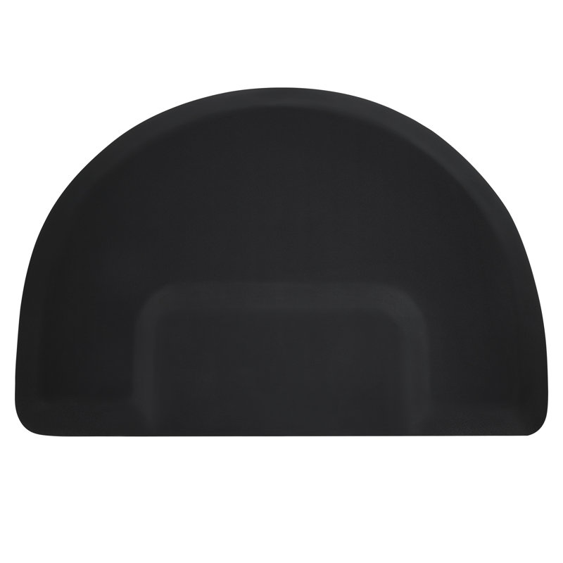 Tapis de chaise de coiffeur demi-cercle 3 pi x 4 pi