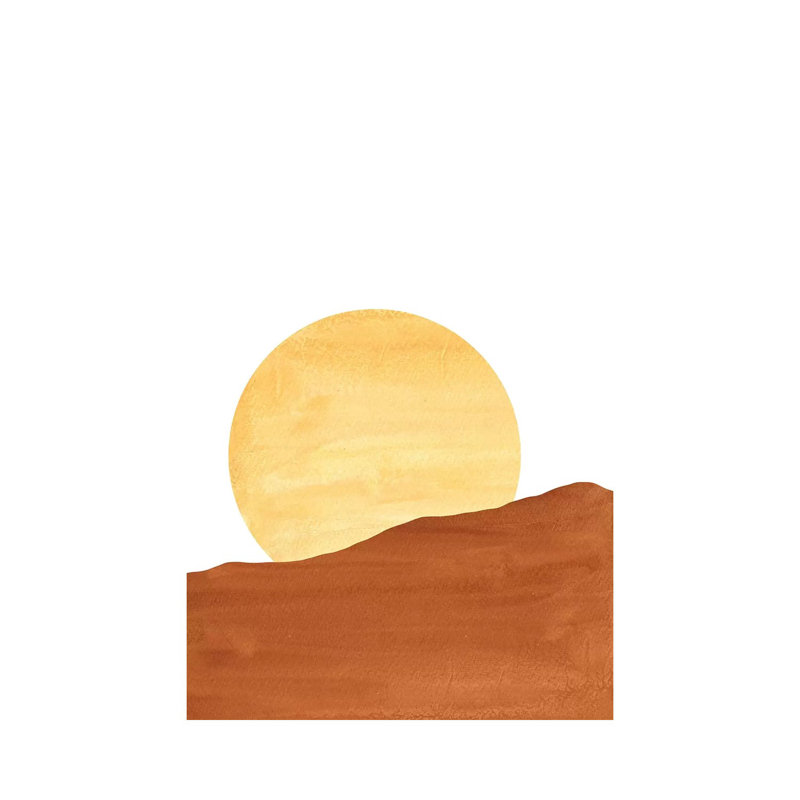 Dunes And Sun by Whales Way - Print on Canvas, 152.4cm H x 101.6cm W x 3.81cm D, Wrapped Canvas