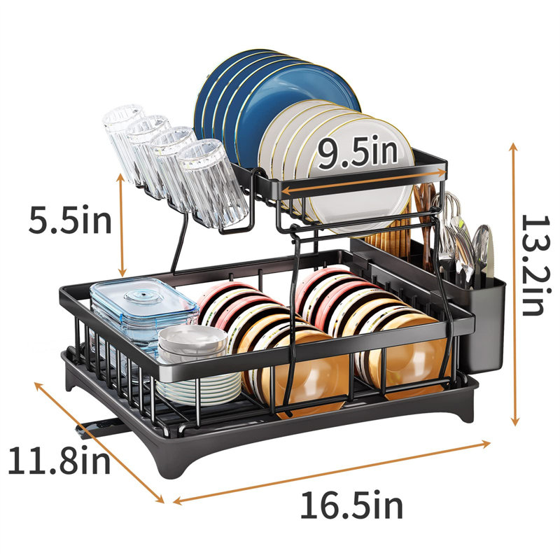 Égouttoir à vaisselle en acier inoxydable