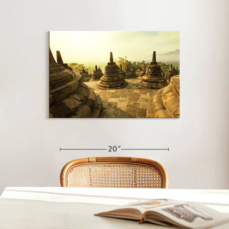 Adella Borobudur Buddhist Temple, 16" H x 24" W