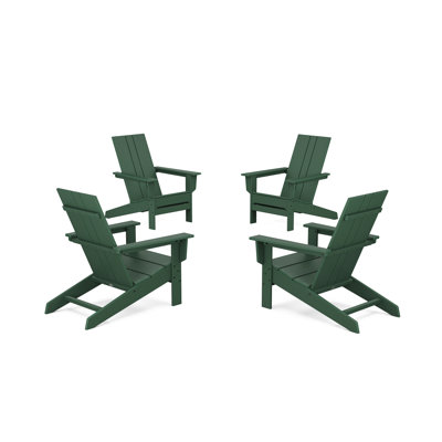 Chaises Adirondack en polyéthylène haute densité de l 152 po avec accoudoirs larges