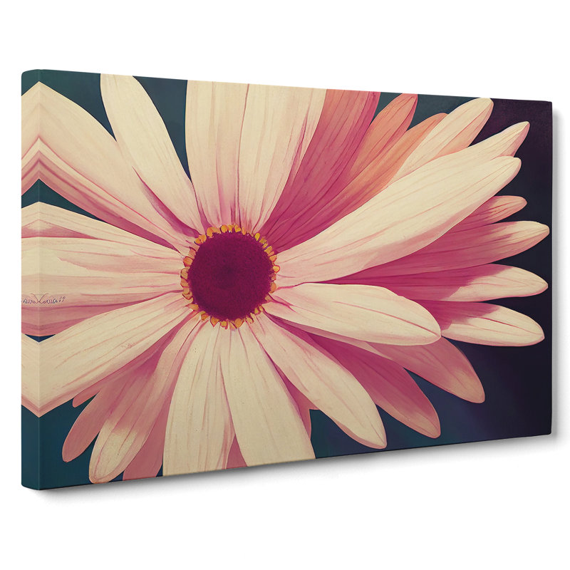 Stupendous Daisy Flower - Wrapped Canvas, 40cm H x 60cm W x 3cm D