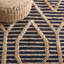 Tapis géométrique en jute et coton-1848600550