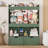 51.7"H Toy Box Storage Organizer,Large-Capacity Stuffed Animal Storage with 2 Movable Storage Drawers,3 Storage Cubes, Kids Bookshelf for Kids Room, Playroom(Green)-698490479