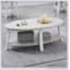 Table basse avec tablette en bois Anze-81659606