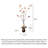 Modern Luxury Autumn Maple Leaf Resin Hallway Decor