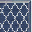 Tapis d'intérieur bleu marine / beige Arlecia-31311723