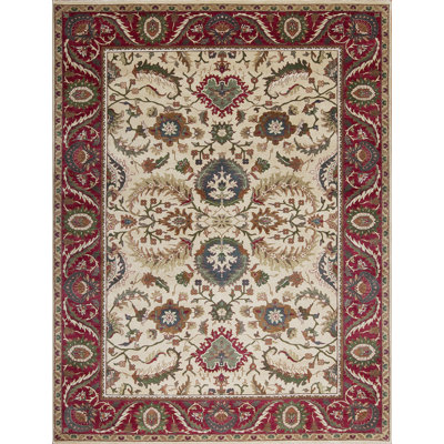 Mahal Hand Knotted Wool Area Rug