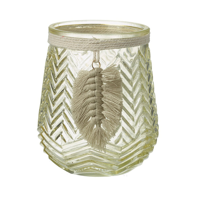 11Cm Glass Tabletop Votive Holder