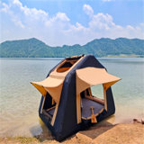 With Ladder New design 4x4 offroad car roof top tent Amphibious inflatable tent for camping