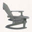 Chaise Adirondack inclinable en bois