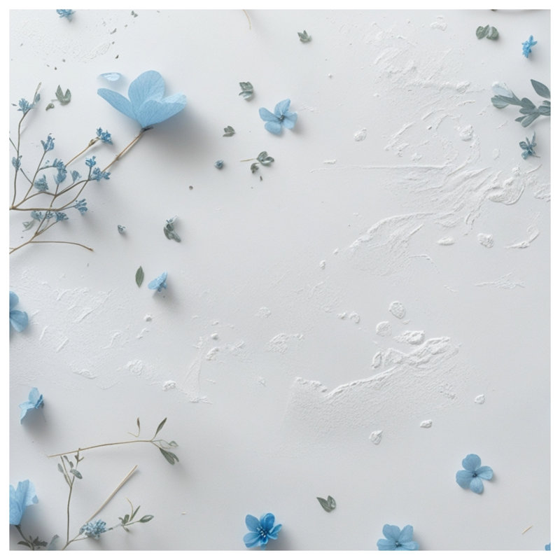 Jeté polaire fleurs bleues - Jetés floraux pour canapés ou lits, 60in W x 80in H