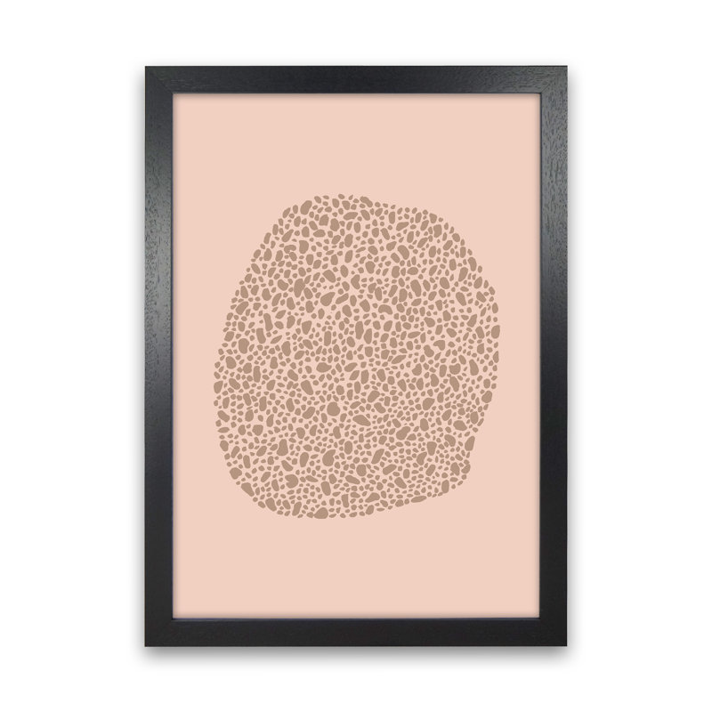 Organic Microscope Big by Planeta444 - Print, 63cm H x 46cm W x 3cm D, Black Framed