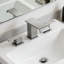 Robinet de salle de bain surdimensionné à 3 trous et 2 poignées avec drain-120542042