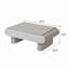 Table basse à plateau relevable, bureau moderne en bois avec rangement caché-134111049