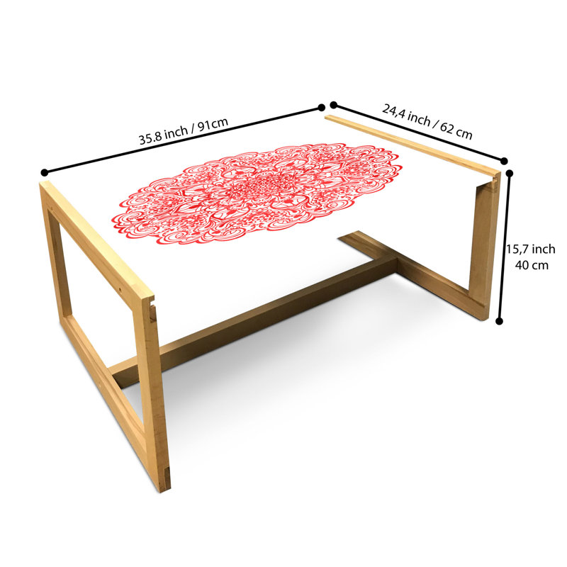 Jamiyla Sled Coffee Table, 90cm H x 62cm W x 40cm D