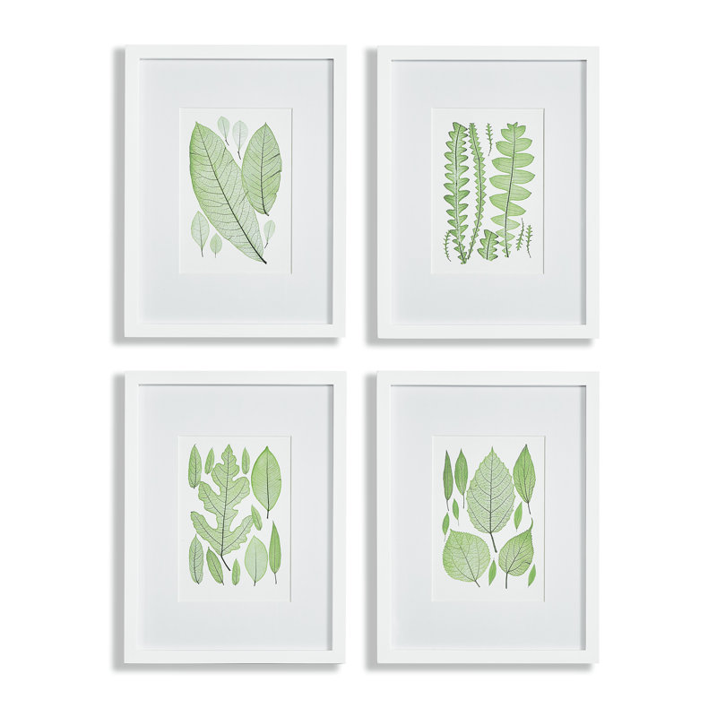 Ensemble de 4 impressions sur bois Lowery