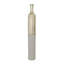 Vase de plancher décoratif en métal haut, 42 po de hauteur, décor d'intérieur fabriqué à la main or