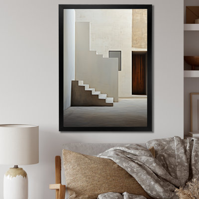 " Minimalism Emphasizes Simplicity Stairs I "