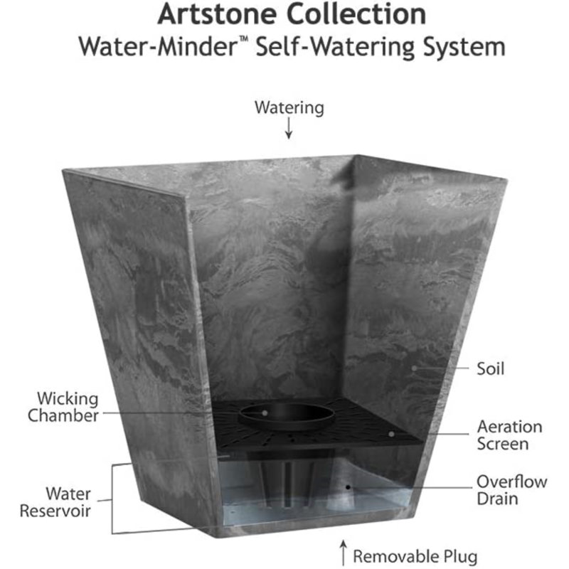Anzar Pot Planter, 14" x 9" x 13.50"