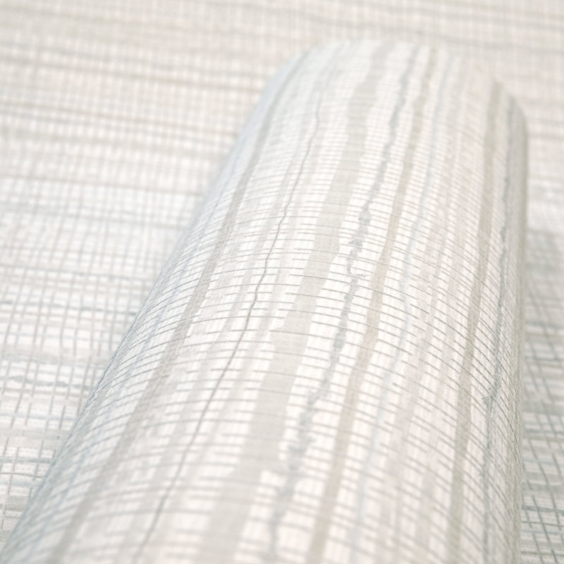 Chelchowska Pepper Collection Fondo Wild Grass Effect 10.05m x 53cm Wallpaper Roll, White