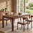 63" Solid Wood Dining Table