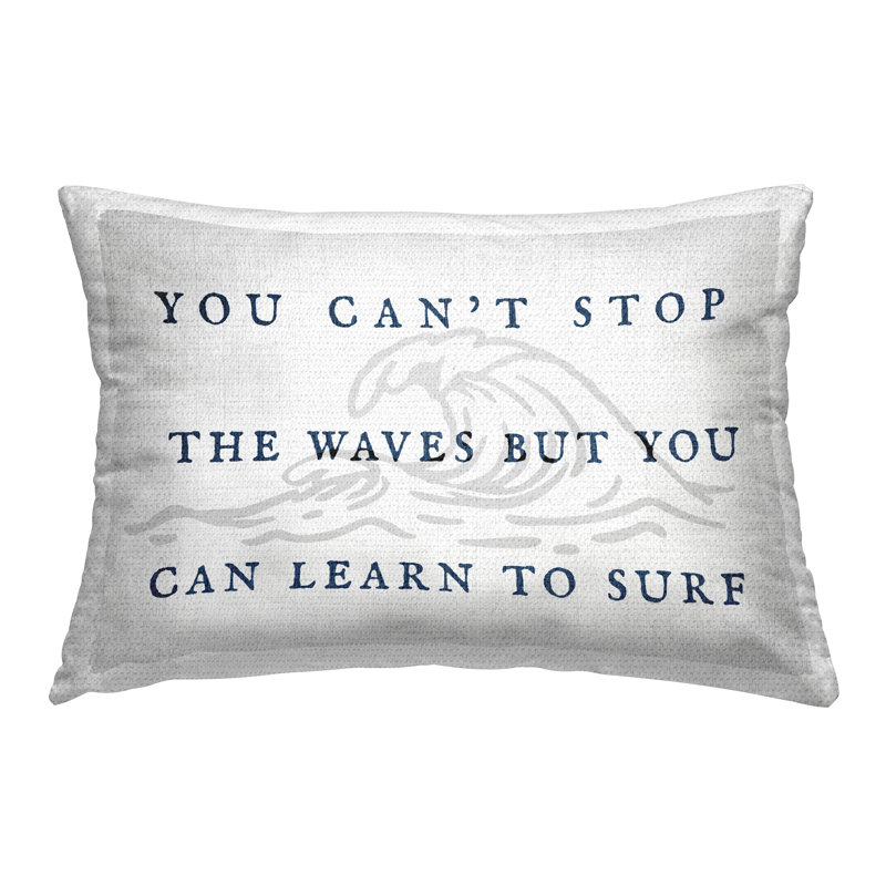 Polyester Lumbar Rectangular Indoor/Outdoor Pillow Cover & Insert