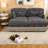 Deep Seat Modular Sofas, Chenille Leopard Modern Style For Home