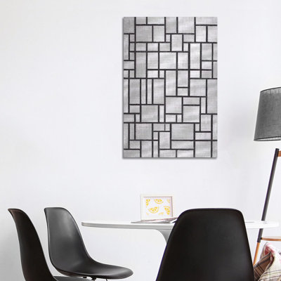 Composition In Grey, 1919 by Piet Mondrian - Wrapped Canvas Print