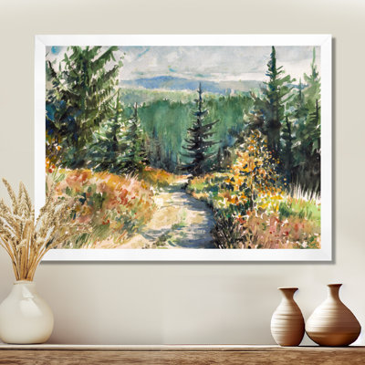 " Little Road In Mountain Landscape "